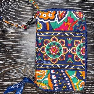 Vera Bradley colorful wristlet wallet purse